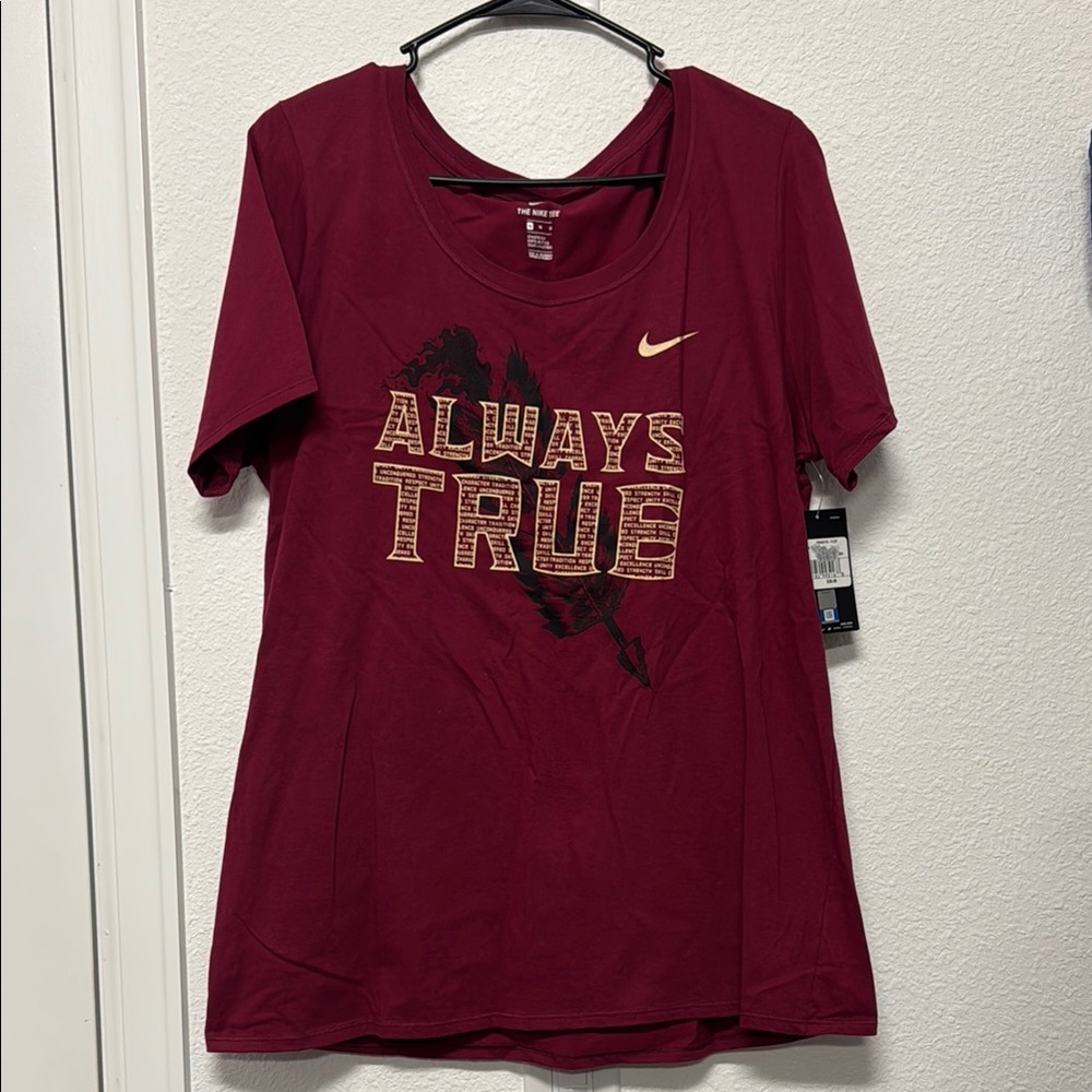 FSU Nike garnet and Gold Short Sleeve Tee
